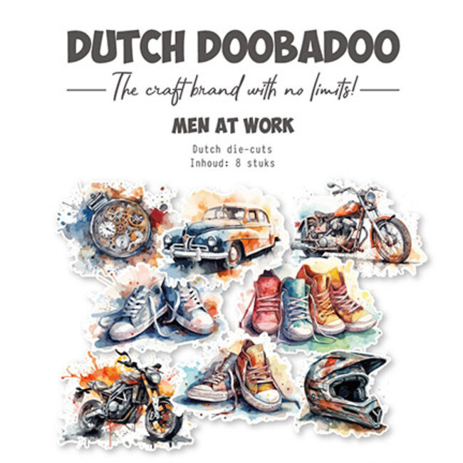 Dutch Doobadoo DDBD Die-cuts Men at work