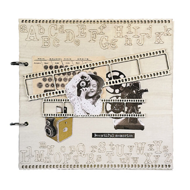 Studio Light SL Plywood Journal Letter Journal Grunge Collection nr.08