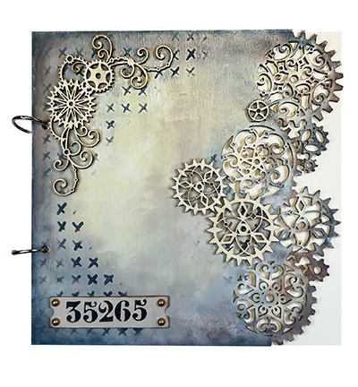 Studio Light SL Plywood Journal Letter Journal Grunge Collection nr.08