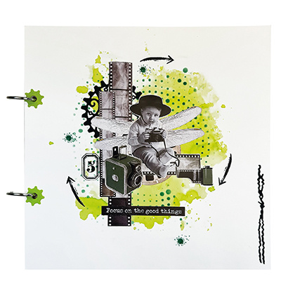 Studio Light SL Plywood Journal Letter Journal Grunge Collection nr.08