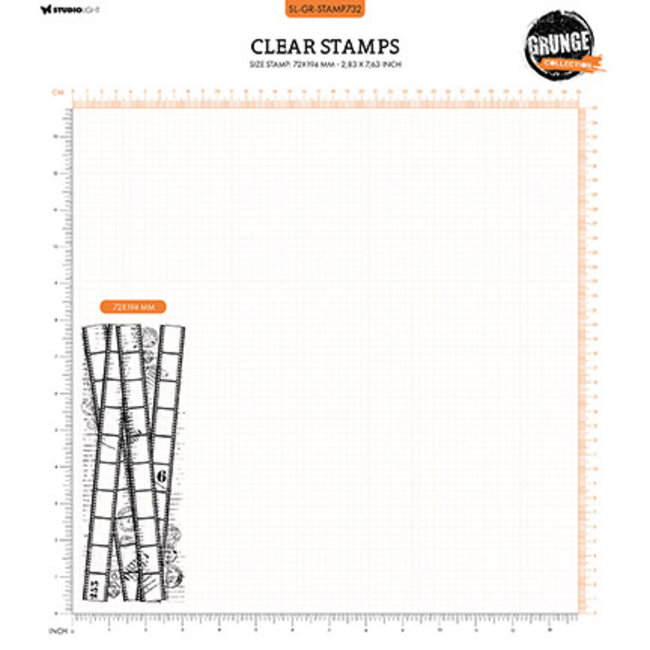 Studio Light SL Clear Stamp Grunge photo film Grunge Collection nr.732