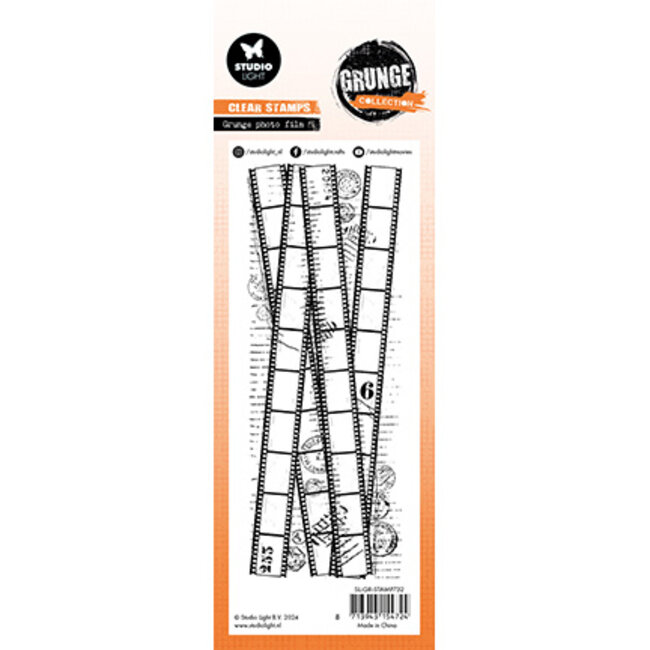 Studio Light SL Clear Stamp Grunge photo film Grunge Collection nr.732