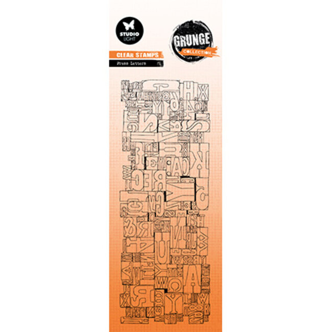 Studio Light SL Clear Stamp Press Letters Grunge Collection nr.733