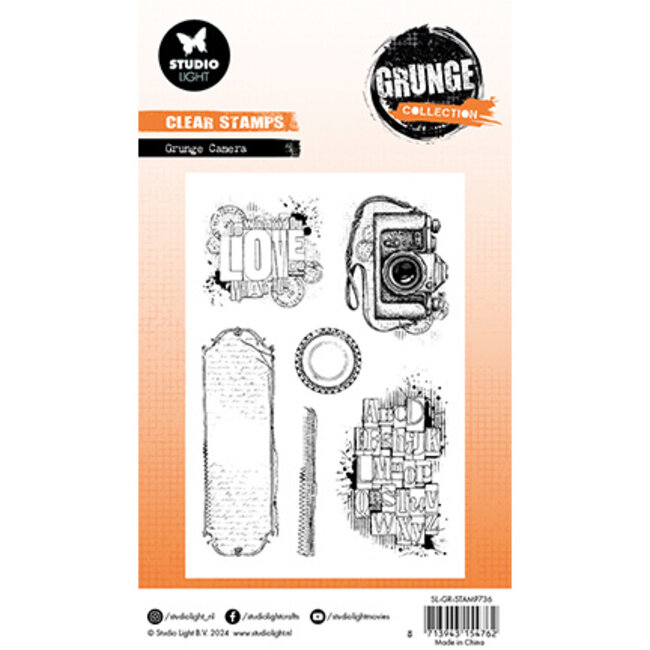 Studio Light SL Clear Stamp Grunge Camers Grunge Collection nr.736