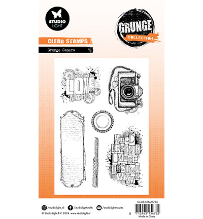 Studio Light SL Clear Stamp Grunge Camers Grunge Collection nr.736
