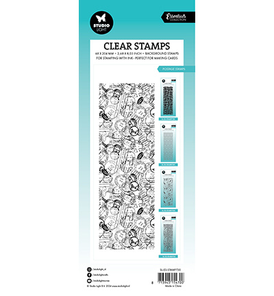 Studio Light SL Clear Stamp Postage stamps Essentials nr.730