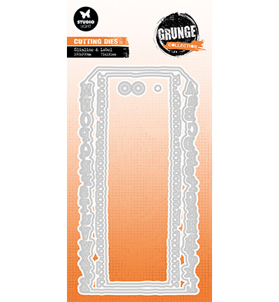 Studio Light SL Cutting Die Slimline & label Grunge Collection nr.898