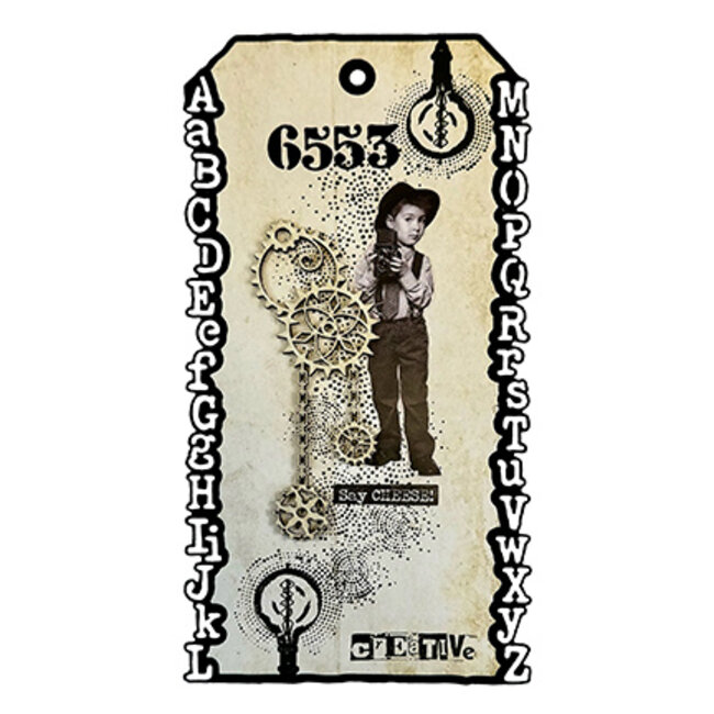 Studio Light SL Cutting Die Slimline & label Grunge Collection nr.898