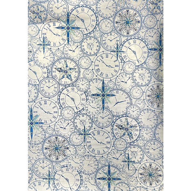 Ciao Bella DELUXE ELEGANCE OF BLUE PAPER SILVER A4 5/PKG