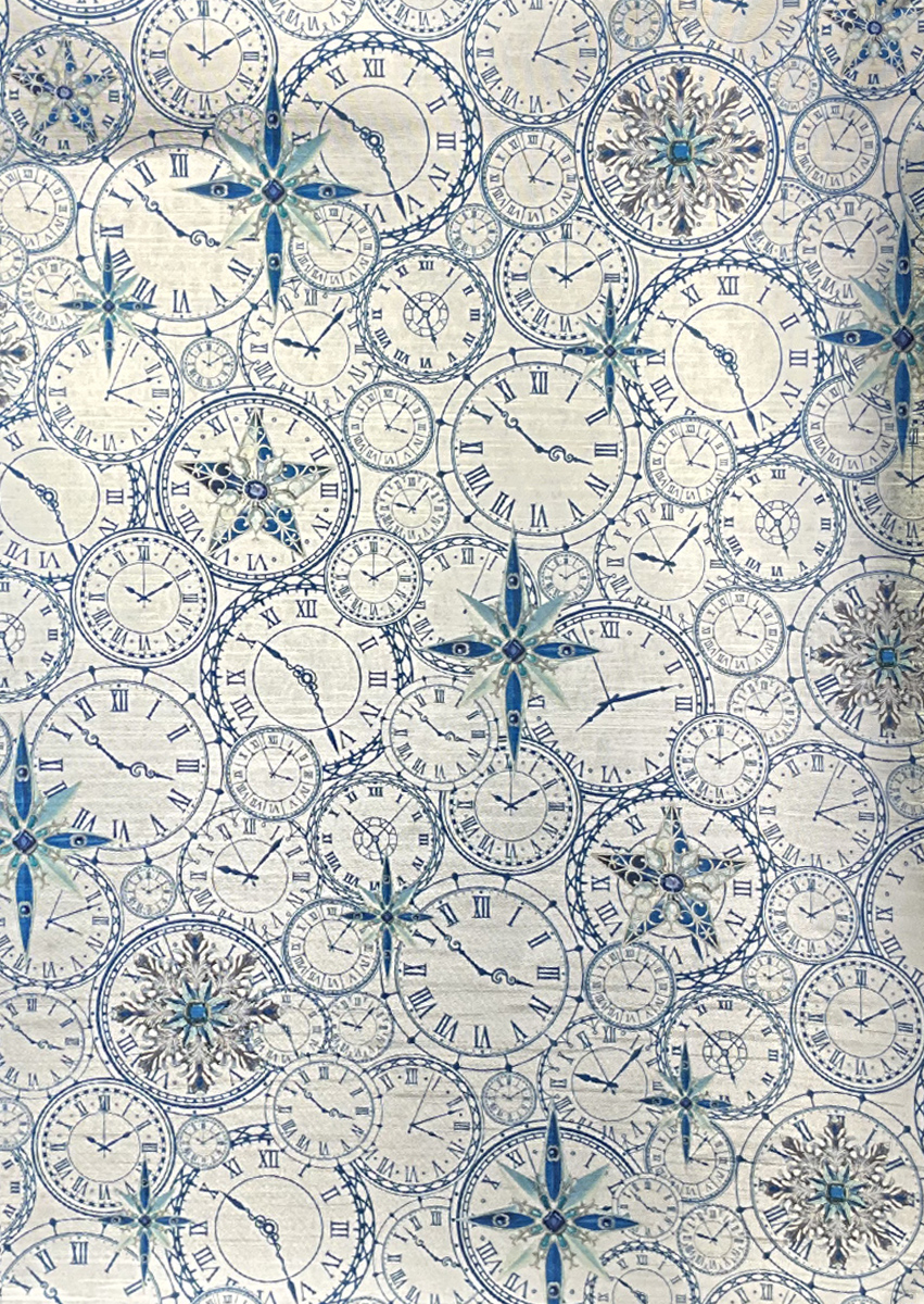 Ciao Bella DELUXE ELEGANCE OF BLUE PAPER SILVER A4 5/PKG