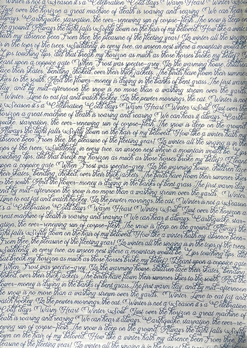 Ciao Bella DELUXE ELEGANCE OF BLUE PAPER SILVER A4 5/PKG