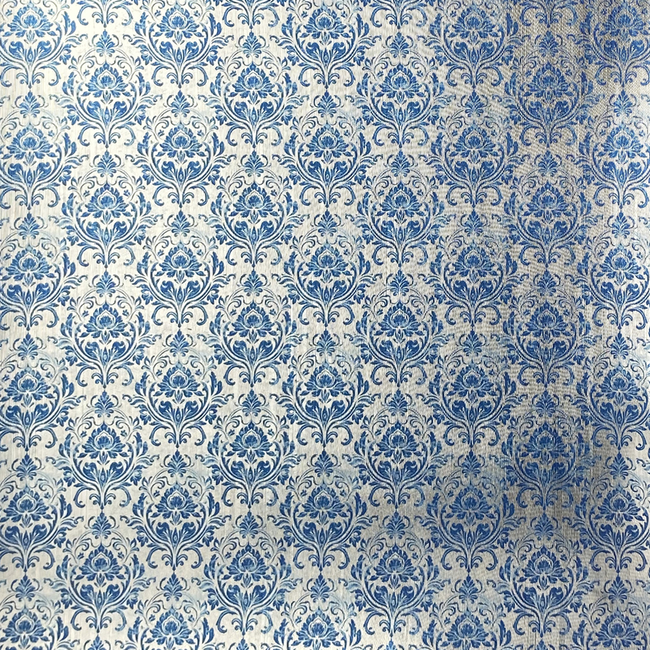 Ciao Bella DELUXE ELEGANCE OF BLUE PAPER SILVER 6"X6" 5/PKG