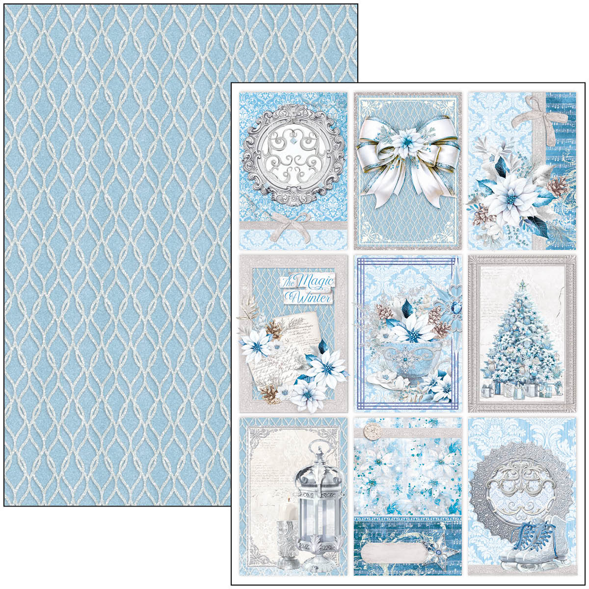 Ciao Bella ELEGANCE OF BLUE CREATIVE PAD A4 9/PKG