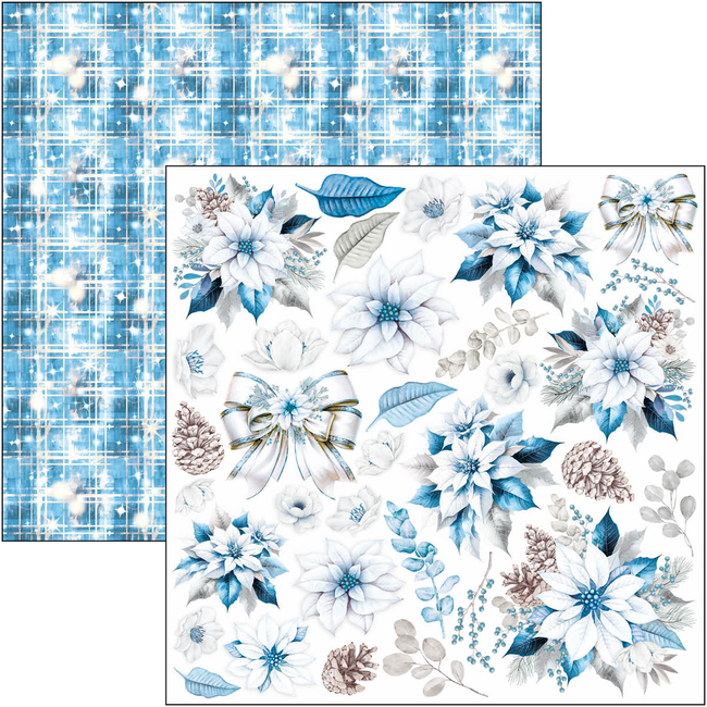 Ciao Bella ELEGANCE OF BLUE PAD 8"X8" 12/PKG