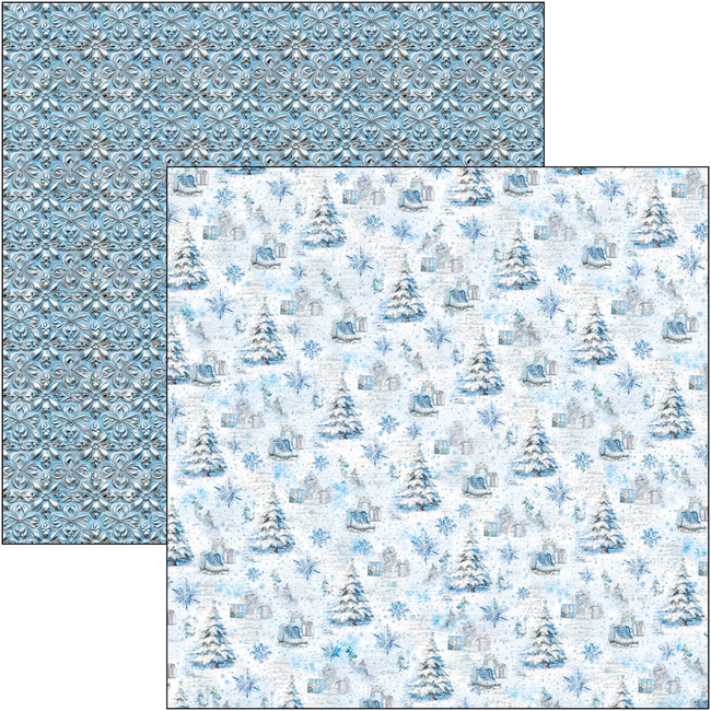Ciao Bella ELEGANCE OF BLUE PAD 8"X8" 12/PKG