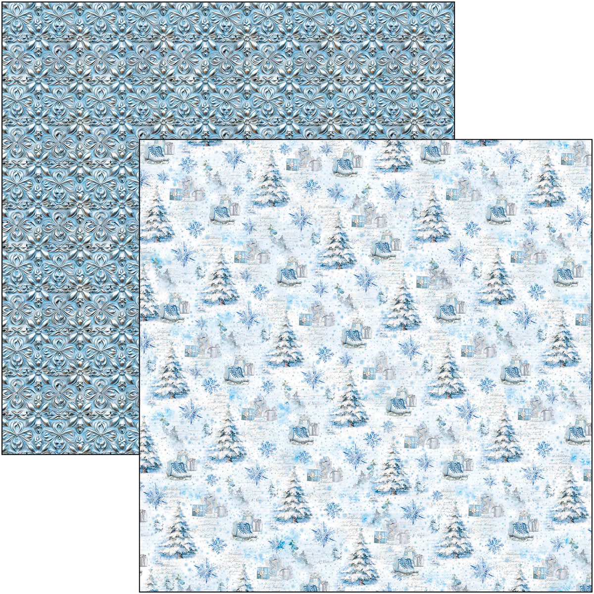 Ciao Bella ELEGANCE OF BLUE PAD 8"X8" 12/PKG