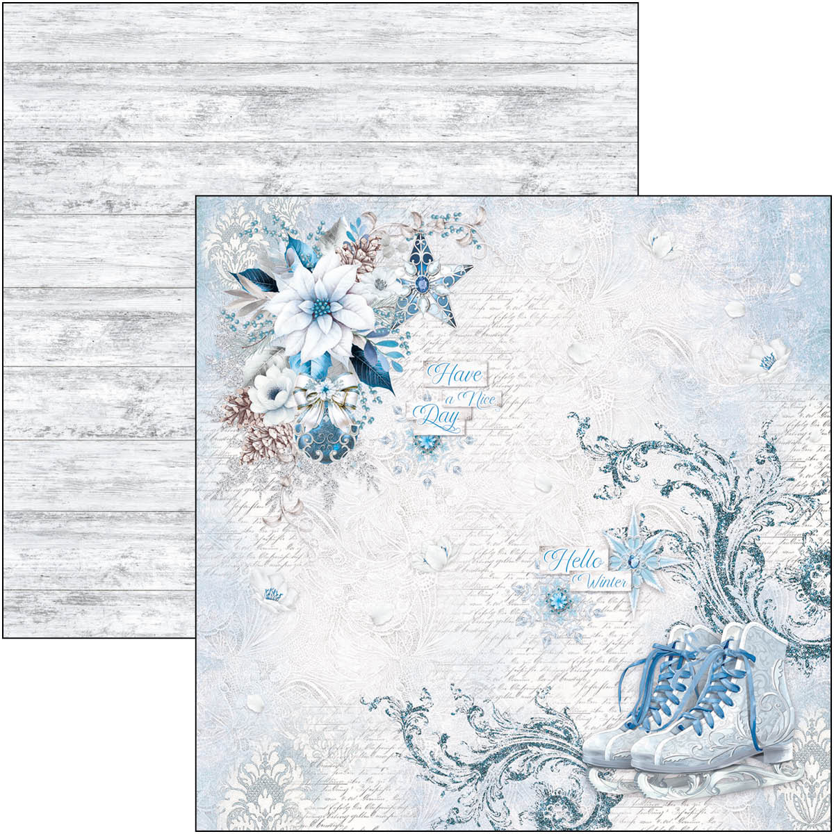 Ciao Bella ELEGANCE OF BLUE PAD 8"X8" 12/PKG