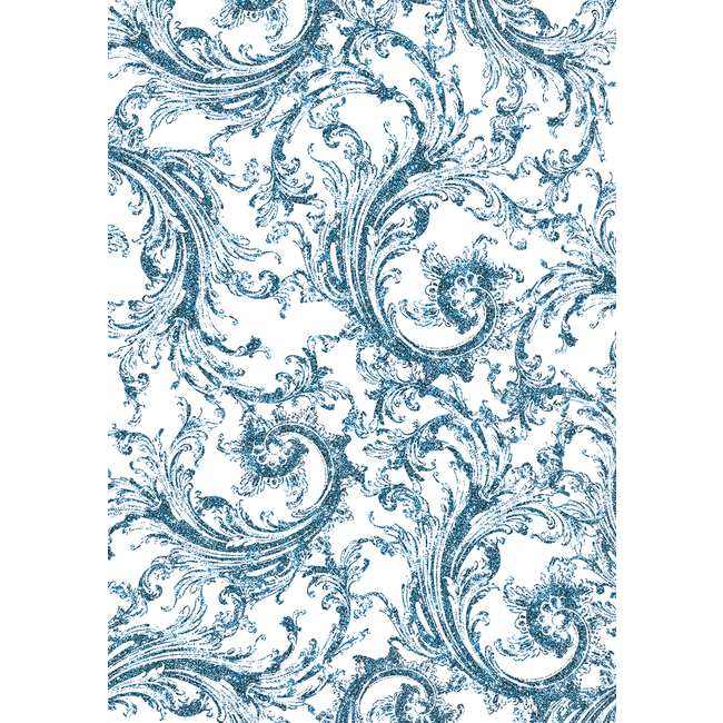 Ciao Bella VELLUM ELEGANCE OF BLUE PAPER PATTERNS A4 6/PKG