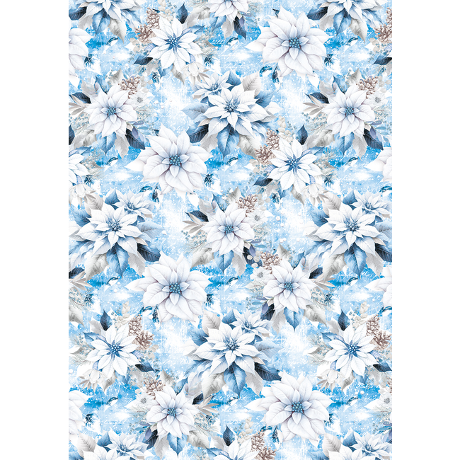 Ciao Bella VELLUM ELEGANCE OF BLUE PAPER PATTERNS A4 6/PKG