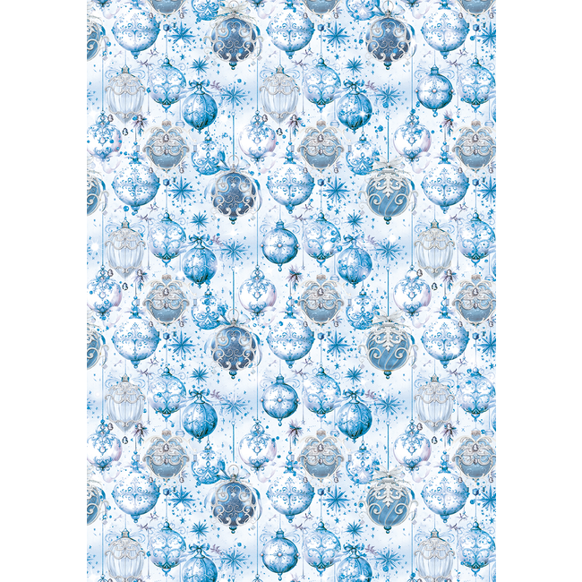 Ciao Bella VELLUM ELEGANCE OF BLUE PAPER PATTERNS A4 6/PKG