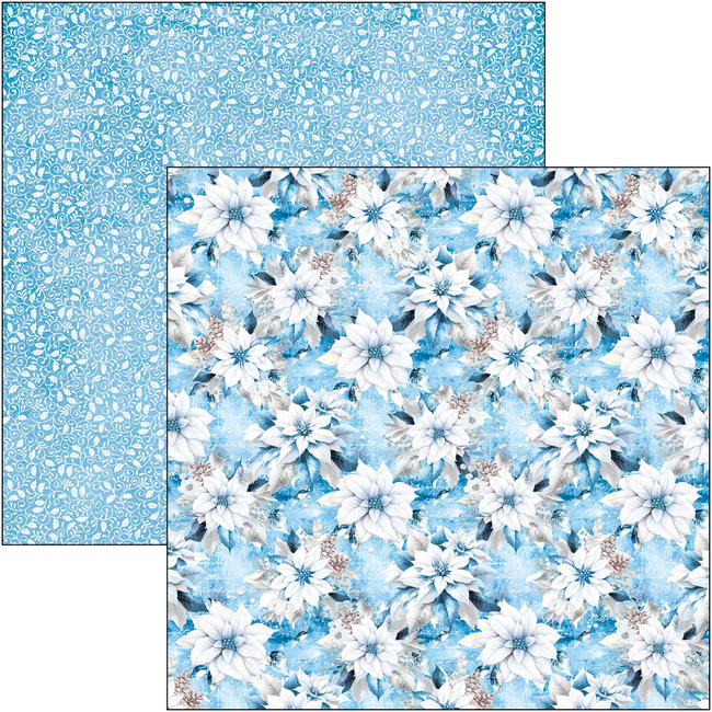 Ciao Bella ELEGANCE OF BLUE PAPER PAD 12"X12" 12/PKG