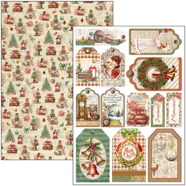 Ciao Bella THE NUTCRACKER CREATIVE PAD A4 9/PKG