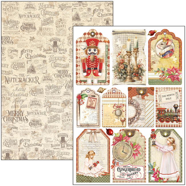 Ciao Bella THE NUTCRACKER CREATIVE PAD A4 9/PKG