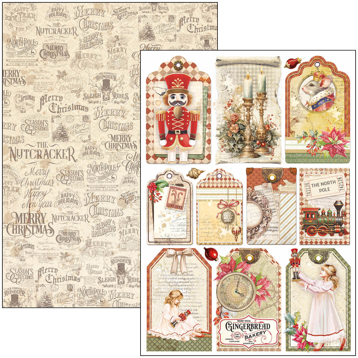 Ciao Bella THE NUTCRACKER CREATIVE PAD A4 9/PKG