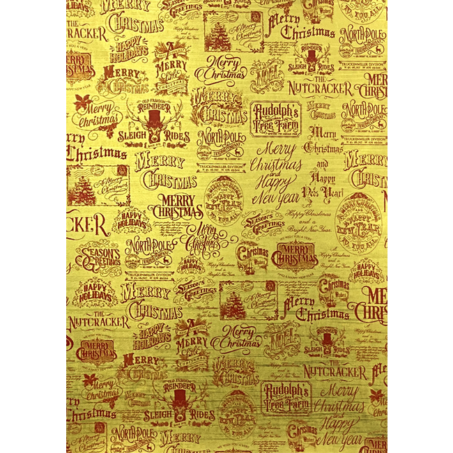 Ciao Bella DELUXE THE NUTCRACKER PAPER GOLD A4 5/PKG