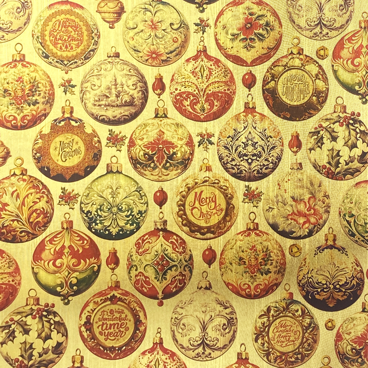 Ciao Bella DELUXE THE NUTCRACKER PAPER GOLD 6"X6" 5/PKG