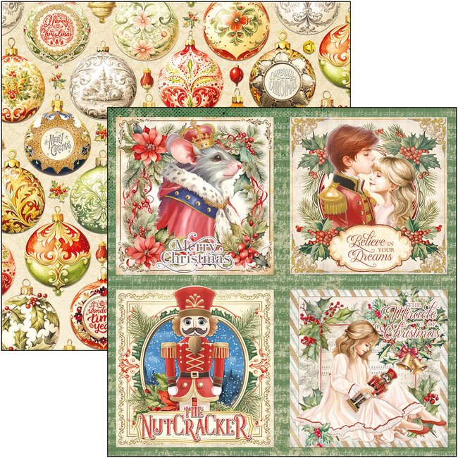 Ciao Bella THE NUTCRACKER PAD 8"X8" 12/PKG
