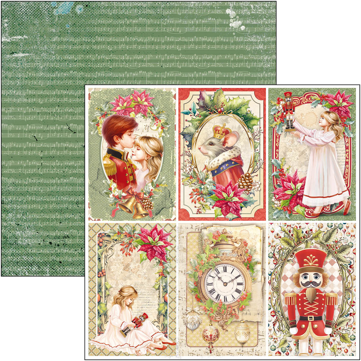 Ciao Bella THE NUTCRACKER PAD 8"X8" 12/PKG