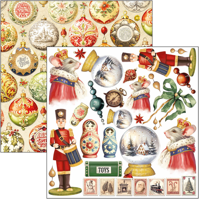 Ciao Bella THE NUTCRACKER FUSSY CUT PAD 6"X6" 24/PKG