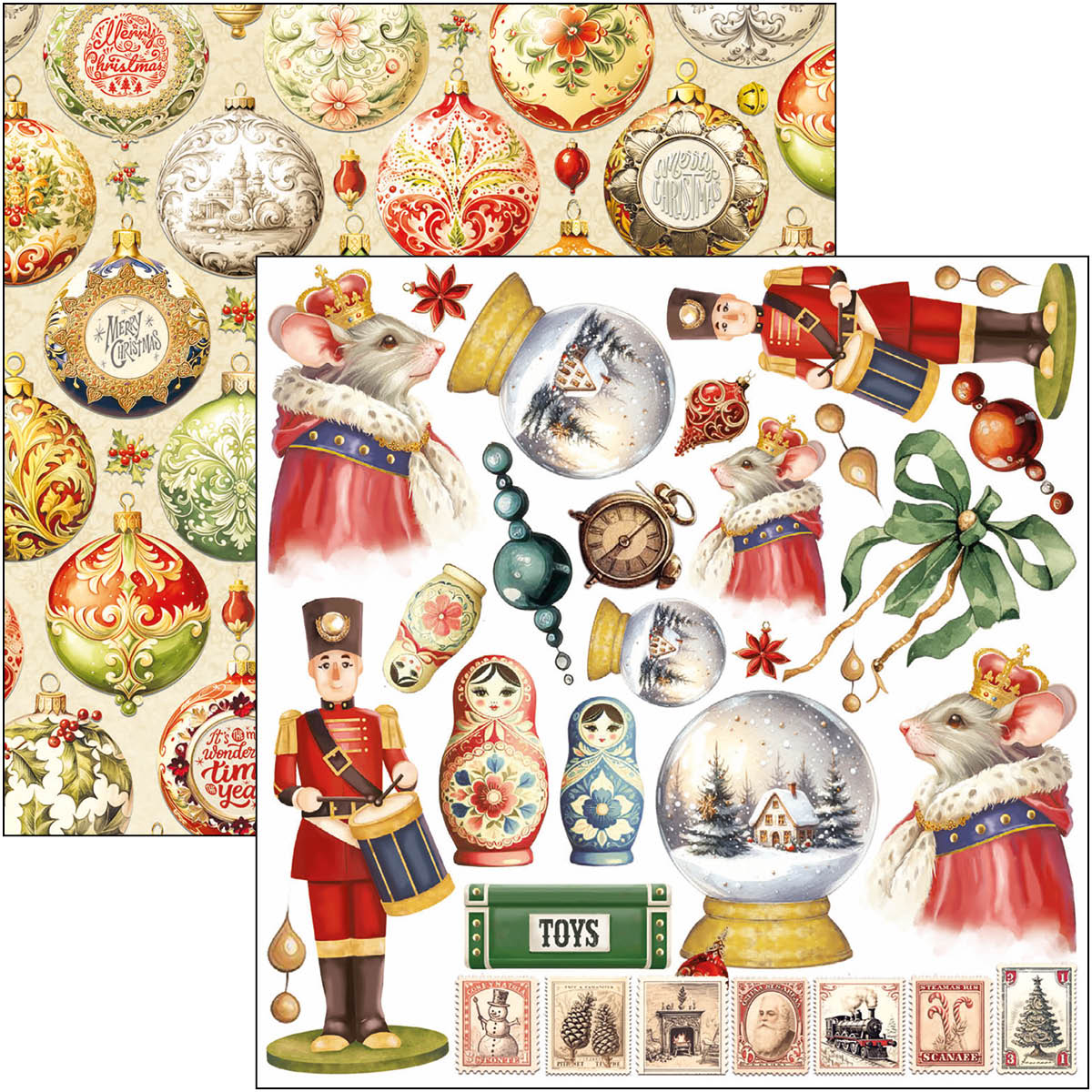 Ciao Bella THE NUTCRACKER FUSSY CUT PAD 6"X6" 24/PKG