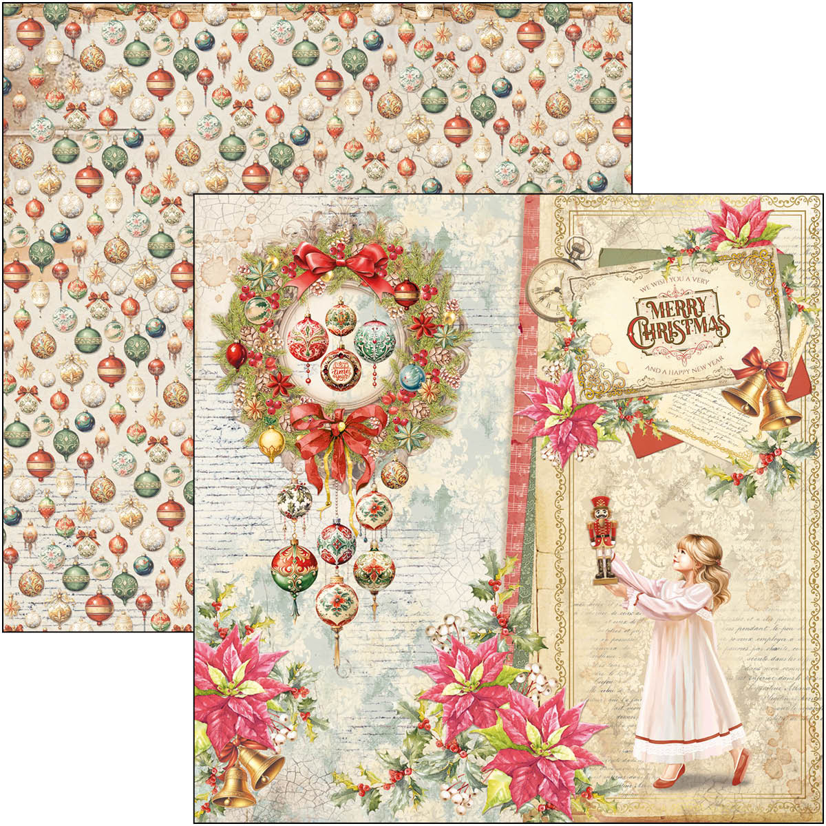 Ciao Bella THE NUTCRACKER PAPER PAD 12"X12" 12/PKG