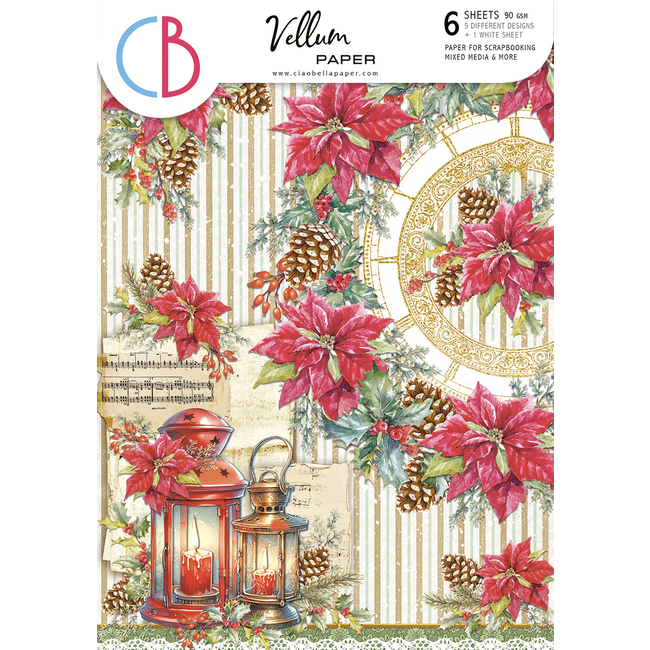 Ciao Bella VELLUM THE NUTCRACKER PAPER PATTERNS A4 6/PKG
