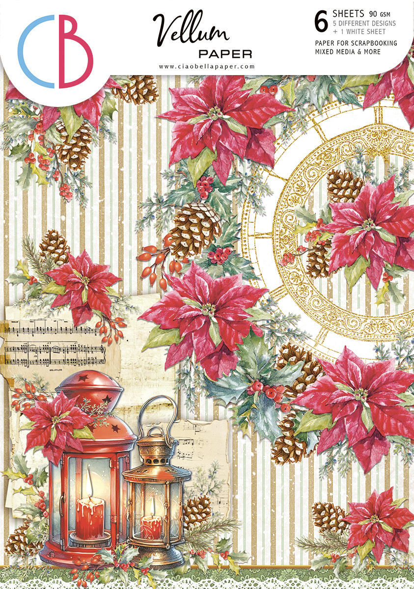 Ciao Bella VELLUM THE NUTCRACKER PAPER PATTERNS A4 6/PKG