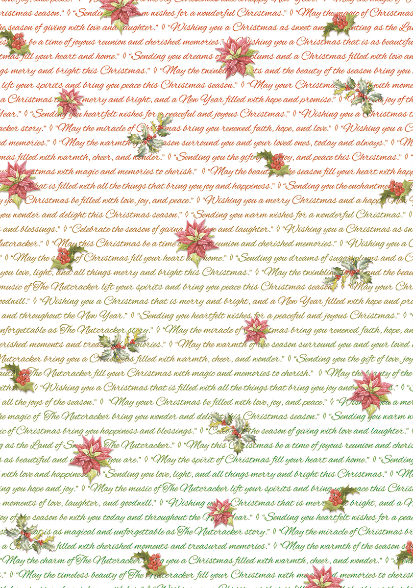 Ciao Bella VELLUM THE NUTCRACKER PAPER PATTERNS A4 6/PKG