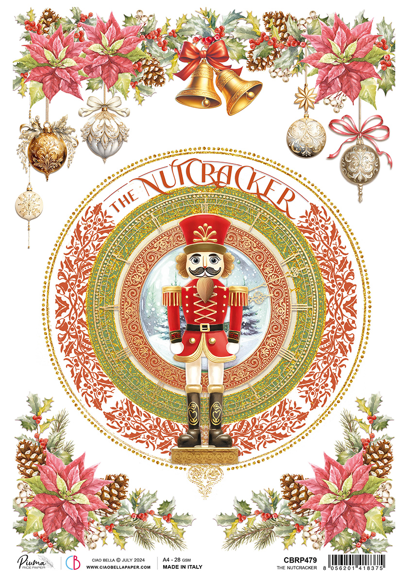 Ciao Bella RICE PAPER A4 THE NUTCRACKER