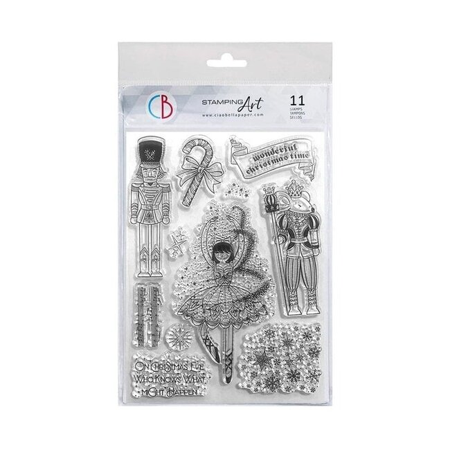 Ciao Bella CLEAR STAMP SET 6"X8" NUTCRACKER TALE