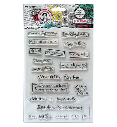 Studio Light ABM Clear Stamp Crafty quotes Signature Collection nr.746