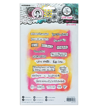 Studio Light ABM Clear Stamp Crafty quotes Signature Collection nr.746