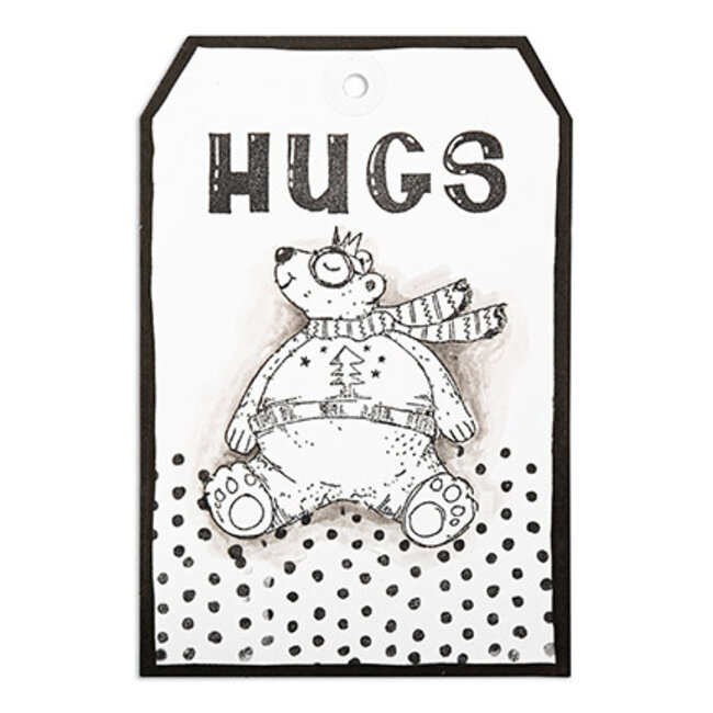 Studio Light ABM Clear Stamp Bear hugs Signature Collection nr.747