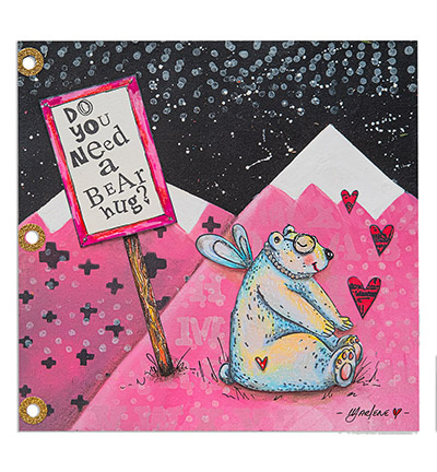 Studio Light ABM Clear Stamp Bear hugs Signature Collection nr.747