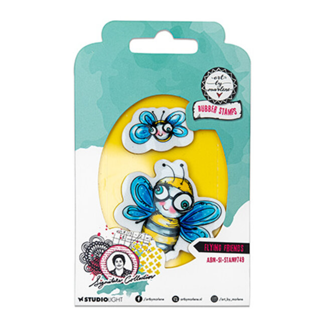 Studio Light ABM Cling Stamp Flying friends Signature Collection nr.749