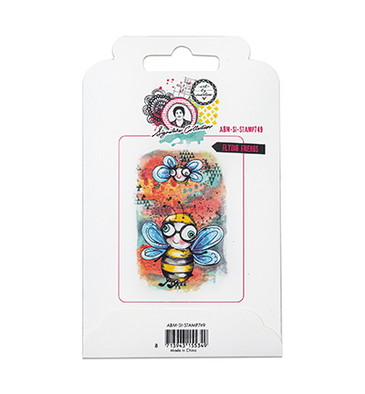 Studio Light ABM Cling Stamp Flying friends Signature Collection nr.749