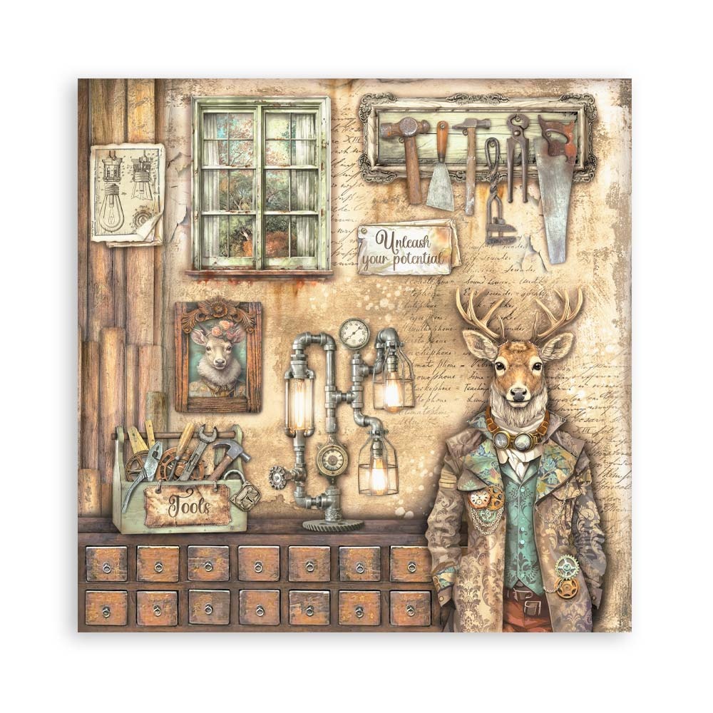 Stamperia Scrapbooking Pad 22 sheets cm 30,5x30,5 (12"x12") Single face - Alterego