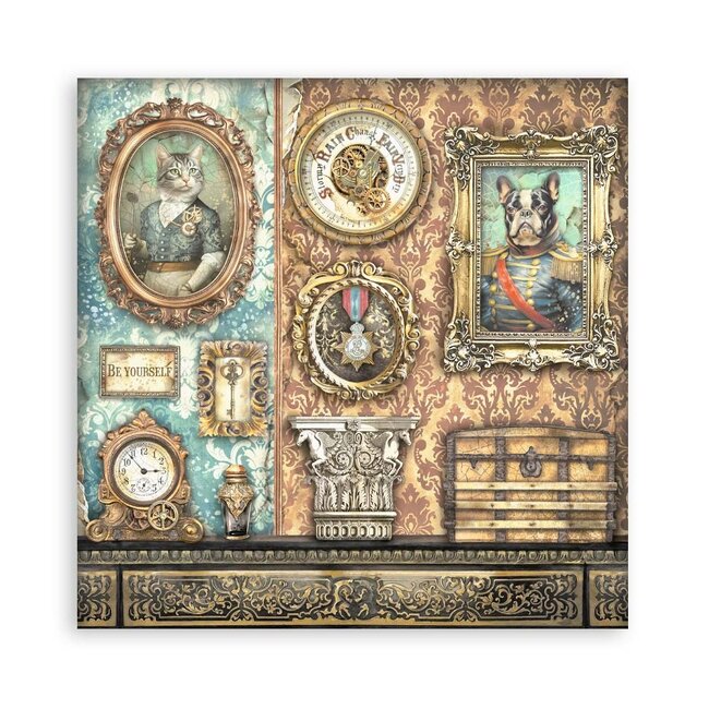 Stamperia Papierblok 30,5x30,5 cm - 22 vellen - Enkelzijdig - Alterego