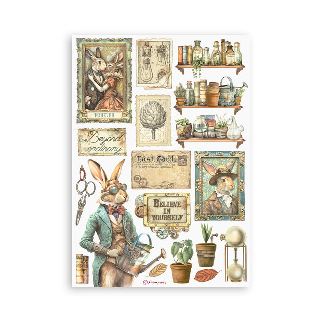 Stamperia Washi pad 8 sheets A5 - Alterego