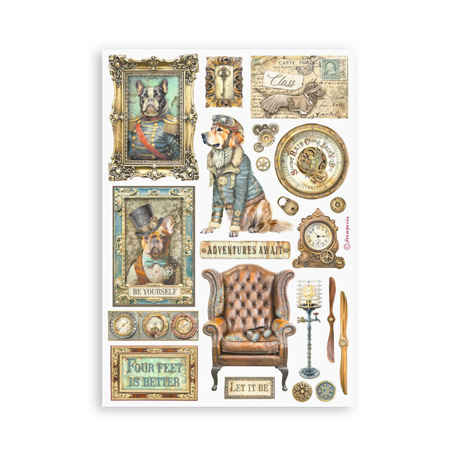 Stamperia Washi pad 8 sheets A5 - Alterego